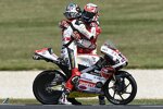 Izan Guevara (Aspar) und Riccardo Rossi (SIC58) 