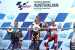 Alonso Lopez, , Jake Dixon (Aspar) und Pedro Acosta ( Ajo) 