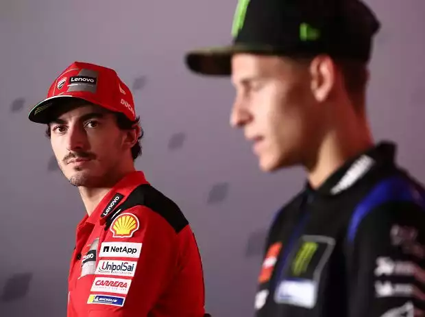 Francesco Bagnaia, Fabio Quartararo Titel-Bild zur News: Francesco Bagnaia, Fabio Quartararo