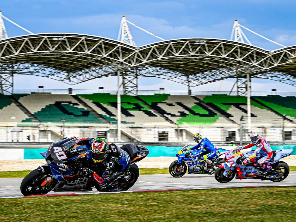 MotoGP-Action in Sepang