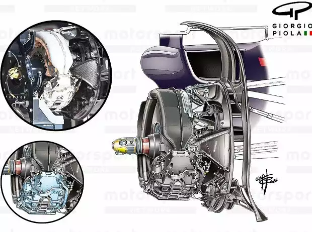 Vorderrad-Bremse des Red Bull RB18 Titel-Bild zur News: Vorderrad-Bremse des Red Bull RB18