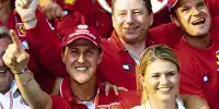 Michael Schumacher, Jean Todt, Rubens Barrichello