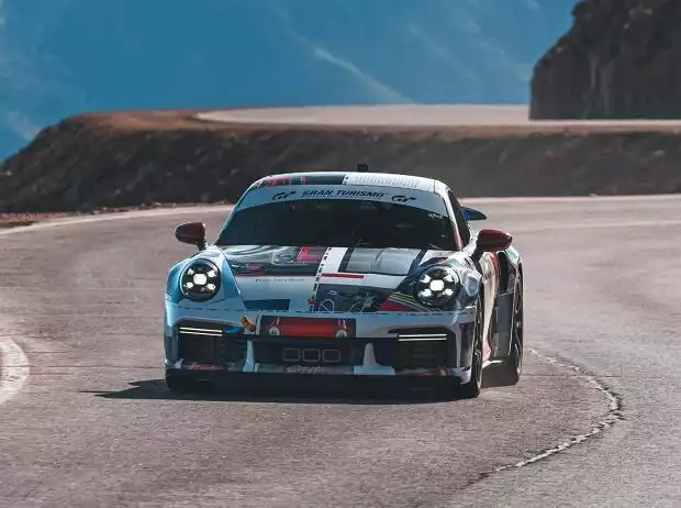 Porsche 911 Turbo S mit Pikes Peak-Rekord für Serienfahrzeuge Titel-Bild zur News: Porsche 911 Turbo S mit Pikes Peak-Rekord für Serienfahrzeuge