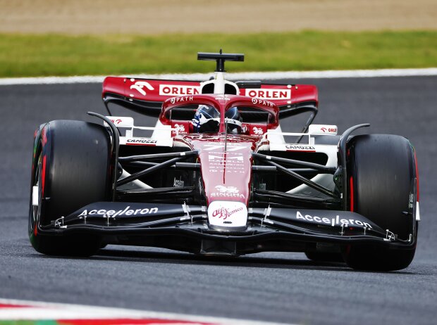 Valtteri Bottas (Alfa Romeo) beim Formel-1-Rennen von Japan 2022