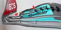 Update am Frontflügel des Mercedes W13 in Austin 2022