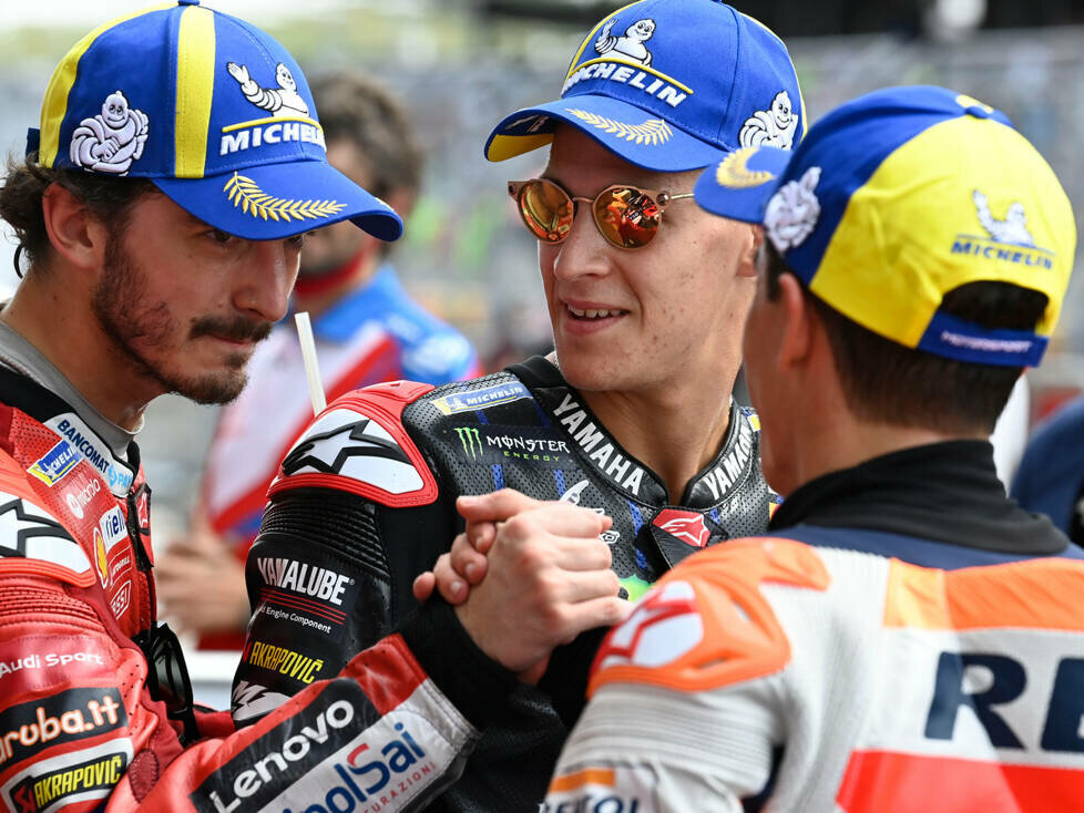 Francesco Bagnaia, Fabio Quartararo, Marc Marquez