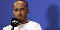 Bild zum Inhalt: Lewis Hamilton, soll die FIA Max Verstappen die WM 2021 wegnehmen?