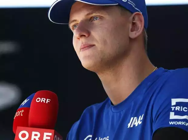 Mick Schumacher bei seiner Medienrunde in Austin 2022 Titel-Bild zur News: Mick Schumacher bei seiner Medienrunde in Austin 2022