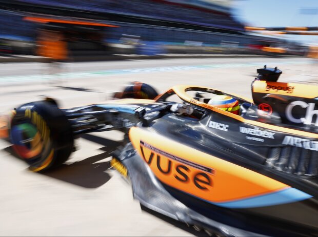 Titel-Bild zur News: Alex Palou (McLaren MCL36) im Training zum Formel-1-Rennen in Austin 2022