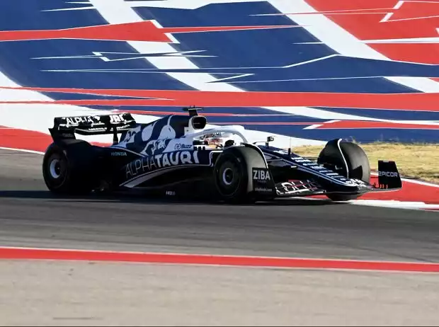Titel-Bild zur News: Pierre Gasly (AlphaTauri AT03) beim Training zum Formel-1-Rennen in Austin 2022