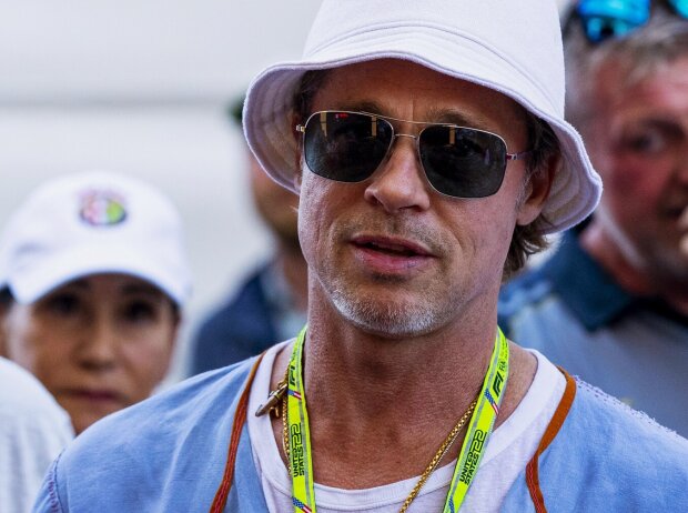 Titel-Bild zur News: Hollywood-Legende Brad Pitt zu Gast bei der Formel 1 in Austin 2022
