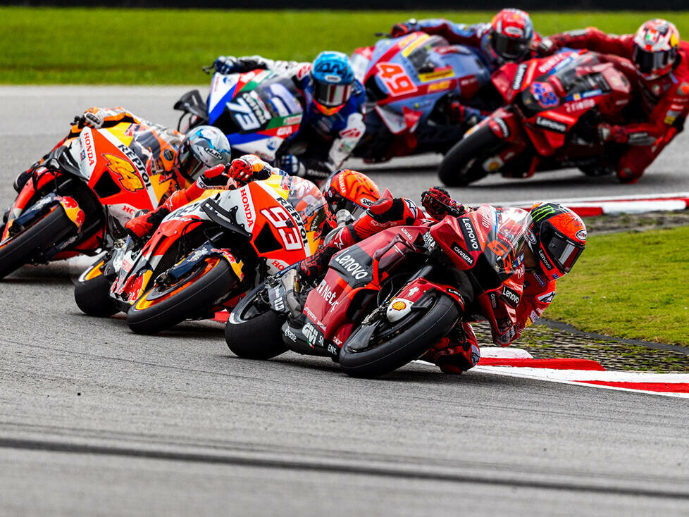 MotoGP-Action in Sepang