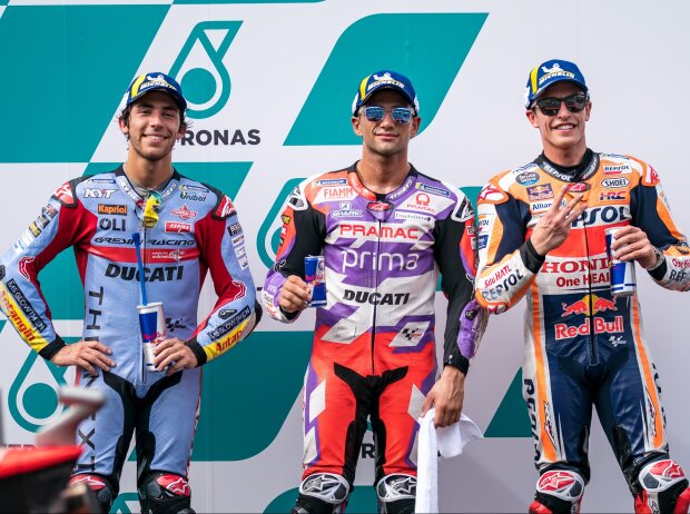 Enea Bastianini, Jorge Martin, Marc Marquez Enea Bastianini, Jorge Martin, Marc Marquez