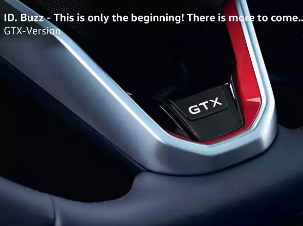 VW-Präsentation zum ID.Buzz: Hier wird eine GTX-Version angekündigt Titel-Bild zur News: VW-Präsentation zum ID.Buzz: Hier wird eine GTX-Version angekündigt