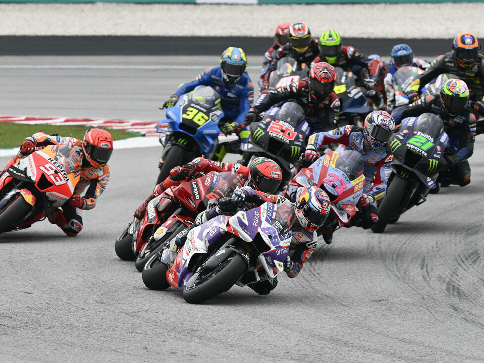 Start zum GP Malaysia 2022 in Sepang: Jorge Martin führt