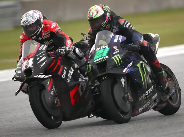 Titel-Bild zur News: Aleix Espargaro, Franco Morbidelli