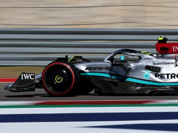 Titel-Bild zur News: Lewis Hamilton im Mercedes W13 beim Formel-1-Rennen in Austin 2022