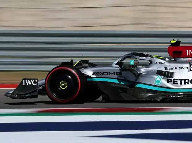 Lewis Hamilton im Mercedes W13 beim Formel-1-Rennen in Austin 2022 Titel-Bild zur News: Lewis Hamilton im Mercedes W13 beim Formel-1-Rennen in Austin 2022