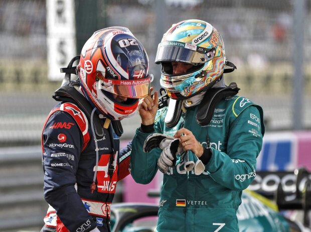 Titel-Bild zur News: Kevin Magnussen, Sebastian Vettel