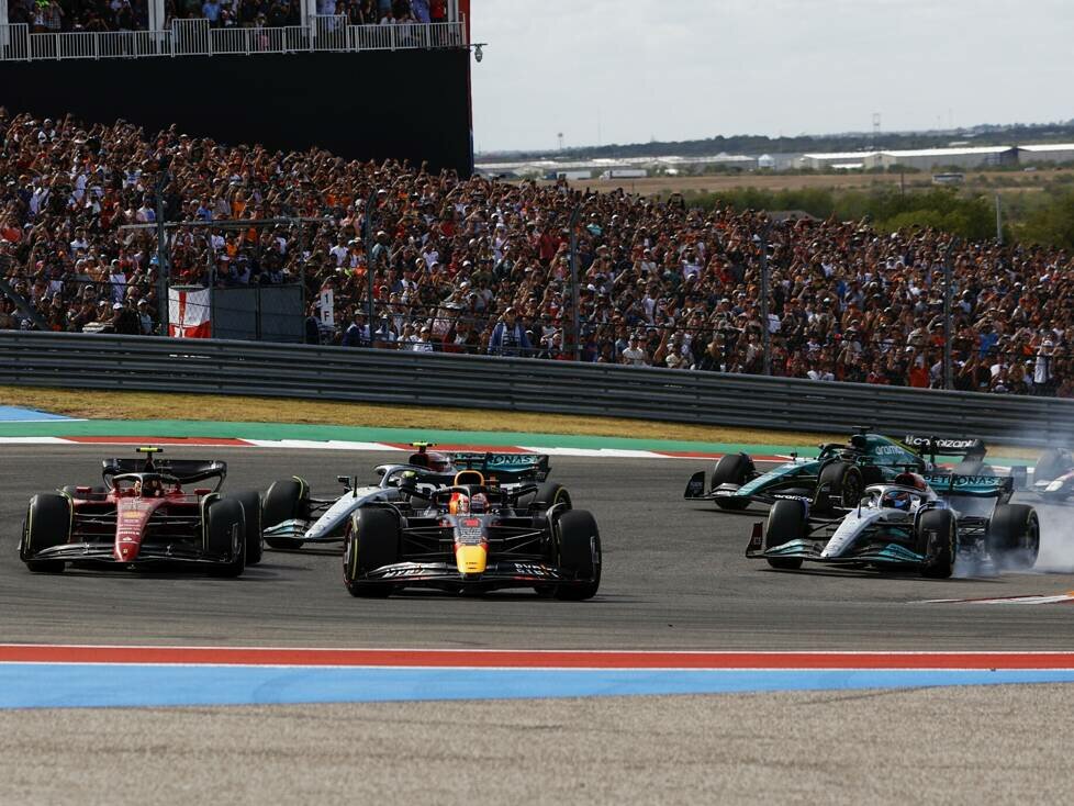 Max Verstappen, Carlos Sainz, Lewis Hamilton