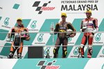 Alonso Lopez, Tony Arbolino (Marc VDS) und Jake Dixon (Aspar) 