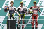 Ayumu Sasaki (Max Racing), John McPhee (Max Racing) und Sergio Garcia (Aspar) 