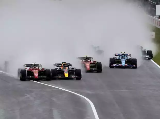 Titel-Bild zur News: Max Verstappen, Charles Leclerc, Carlos Sainz, Esteban Ocon, Lewis Hamilton