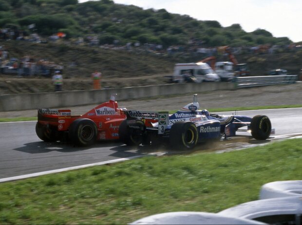 Michael Schumacher, Jacques Villeneuve Michael Schumacher, Jacques Villeneuve