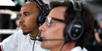 Bild zum Inhalt: Wolff und Hamilton uneinig: Kann Mercedes 2022 noch gewinnen?