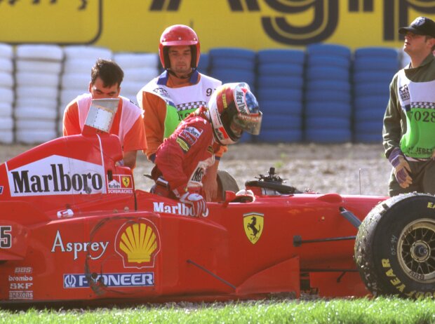 Michael Schumacher, Jacques Villeneuve Michael Schumacher, Jacques Villeneuve