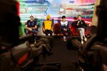 Nicholas Latifi (Williams), Daniel Ricciardo (McLaren), Yuki Tsunoda (AlphaTauri) und George Russell (Mercedes) 