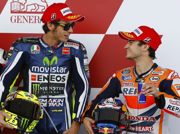 Dani Pedrosa, Valentino Rossi