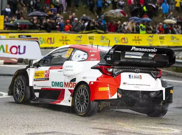 Titel-Bild zur News: Toyota GR Yaris Rally1 bei der Rallye Spanien 2022
