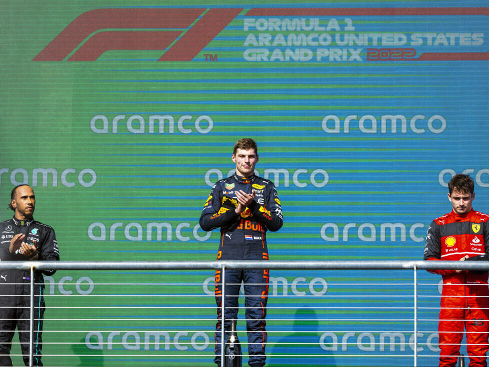 Lewis Hamilton, Max Verstappen, Charles Leclerc
