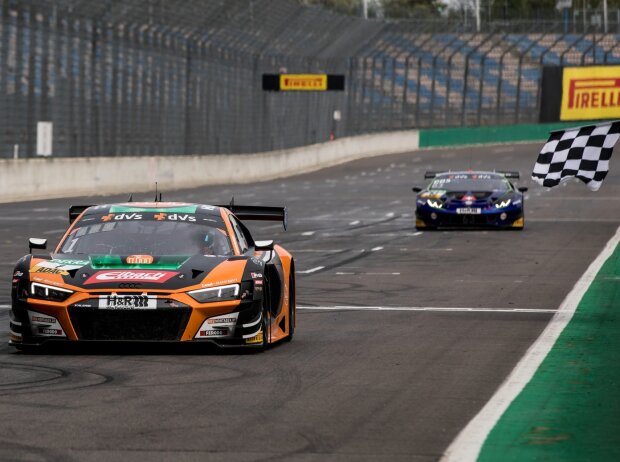 Der Sieg von Christopher Mies und Tim Zimmermann auf dem Lausitzring war der 50. von Audi i ADAC GT Masters Der Sieg von Christopher Mies und Tim Zimmermann auf dem Lausitzring war der 50. von Audi i ADAC GT Masters