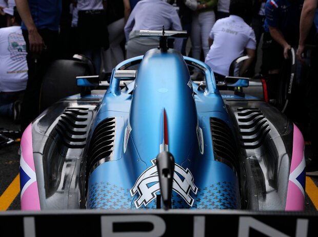 Titel-Bild zur News: Alpine A522 beim Formel-1-Rennen in Mexiko 2022
