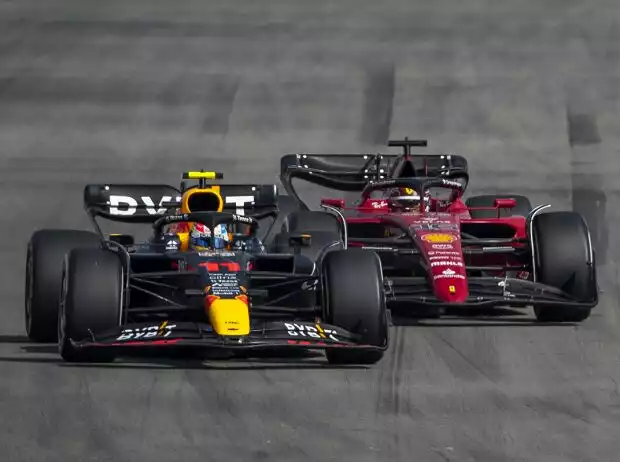 Sergio Perez, Charles Leclerc Titel-Bild zur News: Sergio Perez, Charles Leclerc