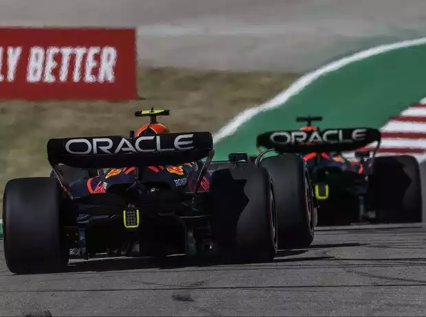 Max Verstappen, Sergio Perez Titel-Bild zur News: Max Verstappen, Sergio Perez