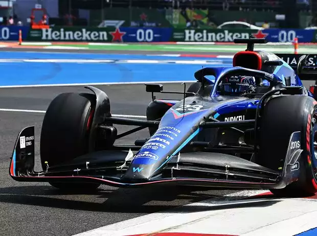 Alexander Albon im Williams FW44 im Formel-1-Qualifying in Mexiko 2022 Titel-Bild zur News: Alexander Albon im Williams FW44 im Formel-1-Qualifying in Mexiko 2022