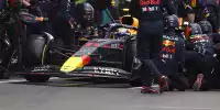 Sergio Perez beim Boxenstopp im Formel-1-Rennen in Mexiko 2022