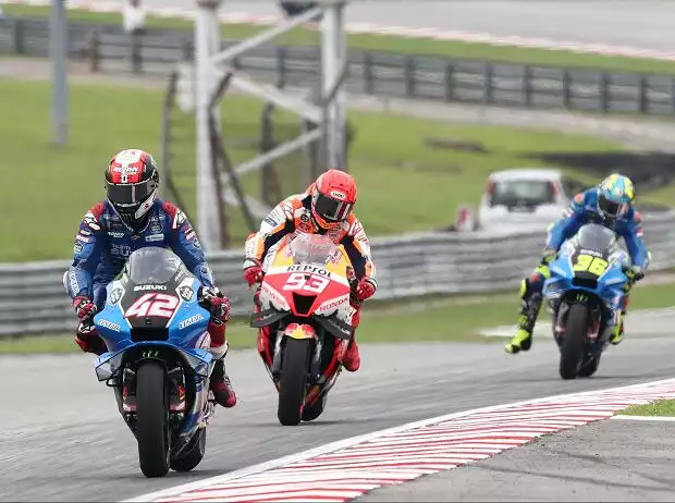 Alex Rins, Marc Marquez, Joan Mir Titel-Bild zur News: Alex Rins, Marc Marquez, Joan Mir