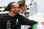 George Russell (Mercedes) und Lewis Hamilton (Mercedes) 