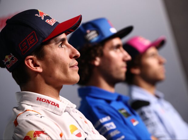 Marc Marquez, Alex Rins, Enea Bastianini Marc Marquez, Alex Rins, Enea Bastianini