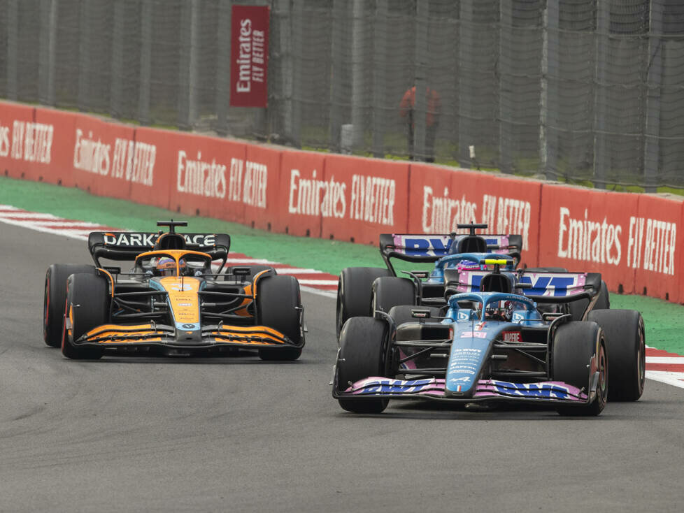 Esteban Ocon, Fernando Alonso, Daniel Ricciardo