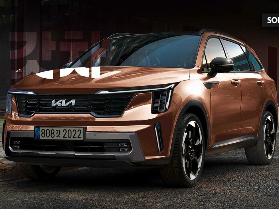 Kia Sorento (2024) Facelift-Rendering