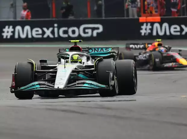 Titel-Bild zur News: Lewis Hamilton, Sergio Perez