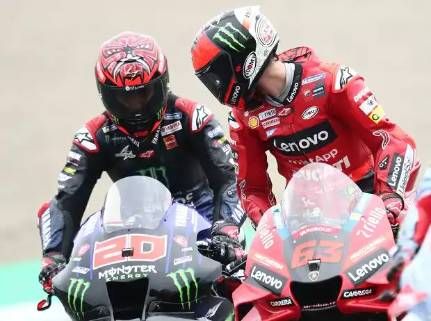Titel-Bild zur News: Fabio Quartararo, Francesco Bagnaia