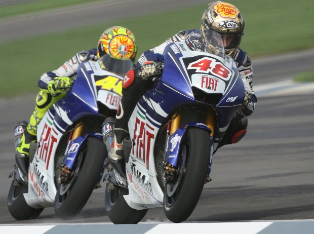 Jorge Lorenzo, Valentino Rossi