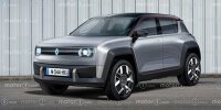 Renault 4 (2025) als erstes Rendering