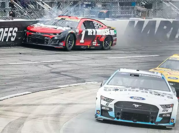 Ross Chastain, Maro Engel, Joe Gibbs Titel-Bild zur News: Ross Chastain, Maro Engel, Joe Gibbs